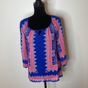 Sweet Wanderer Lightweight Boho Blouse Large